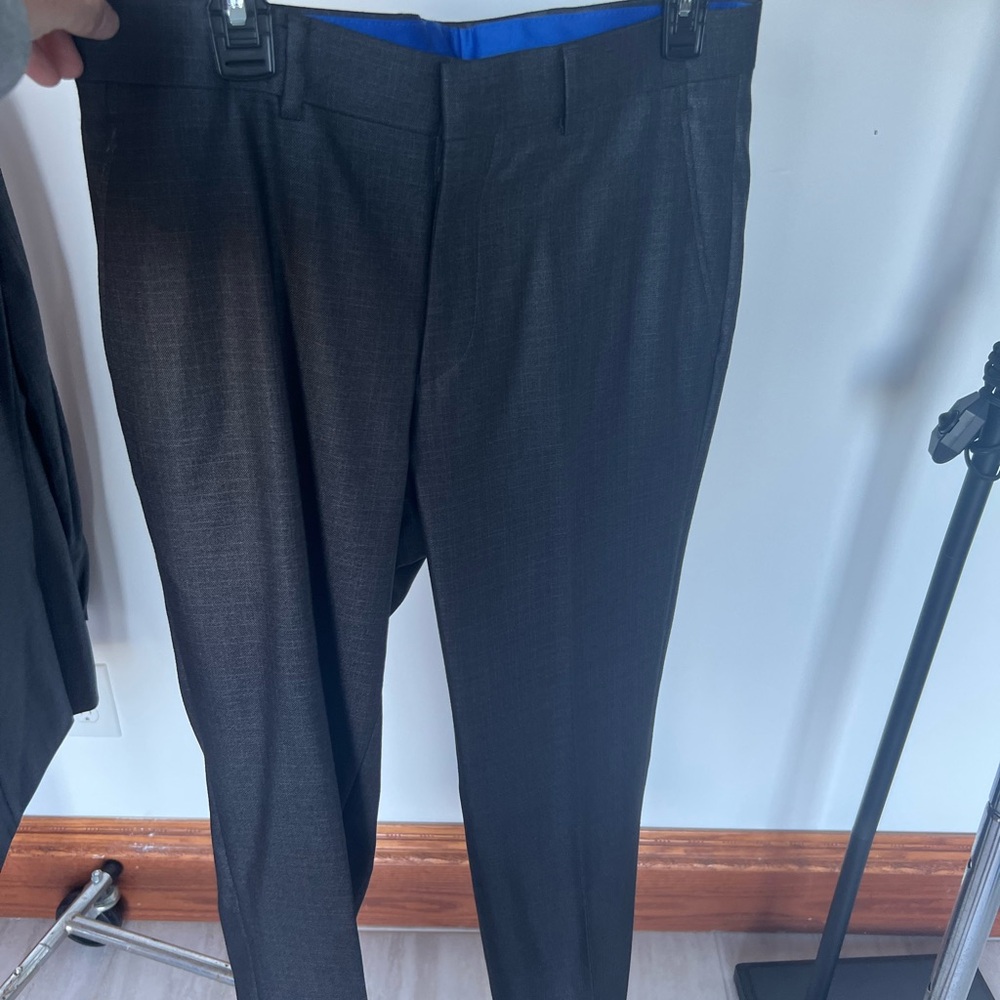 Kenneth Cole Reaction Gun Metal Suit Pants
